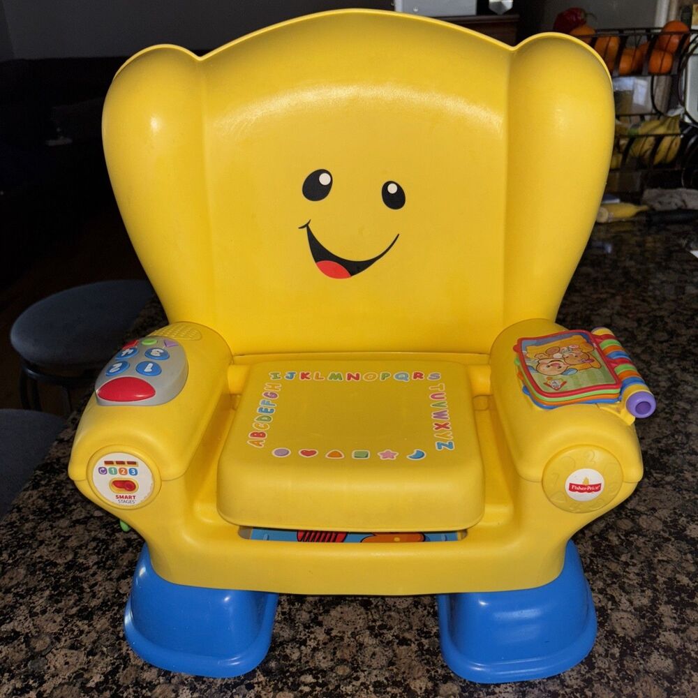 Fisher-Price Laugh & Learn Smart Stages Yellow Chair Toy Kids Educational